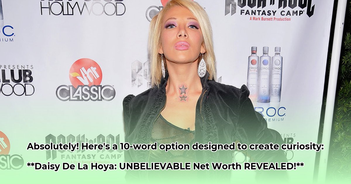 daisy-de-la-hoya-net-worth